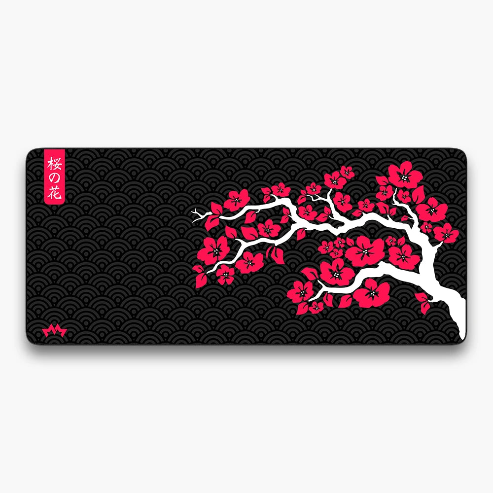 Xraypad-mouse gamer sakura, jogos de esports, sakura, com borda costurada  durável, fps, sngo, teclado áspero